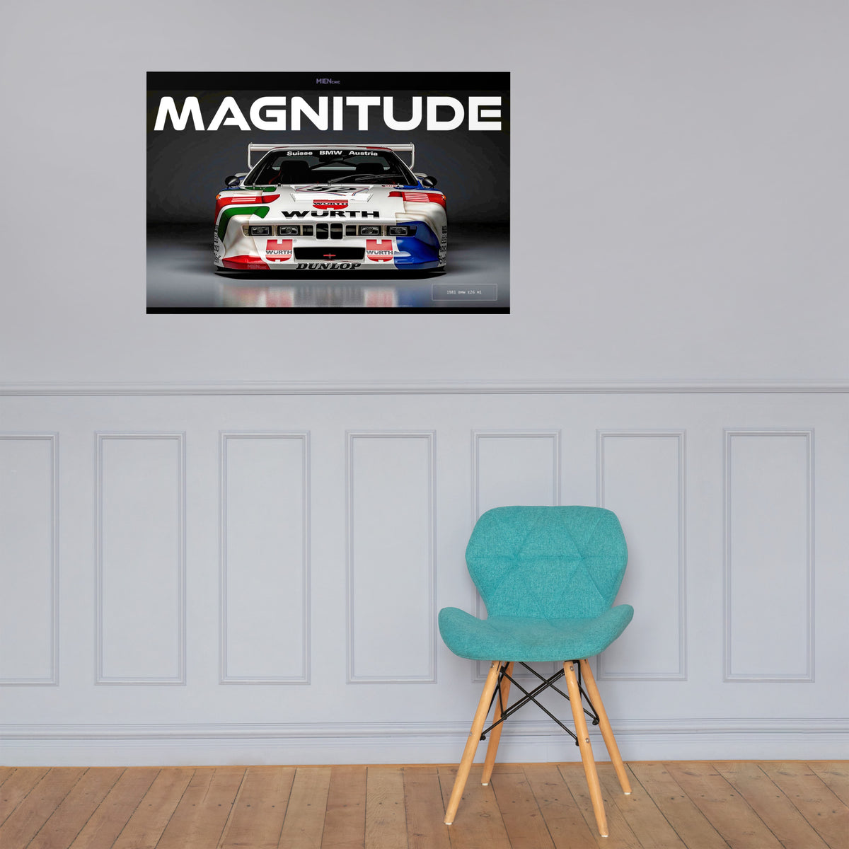 MIENchic — BMW E26 M1 1981 | MAGNITUDE | 24" × 36" Poster